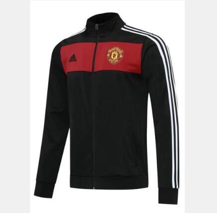 Manchester United Red Black Training Jacket 2020/21